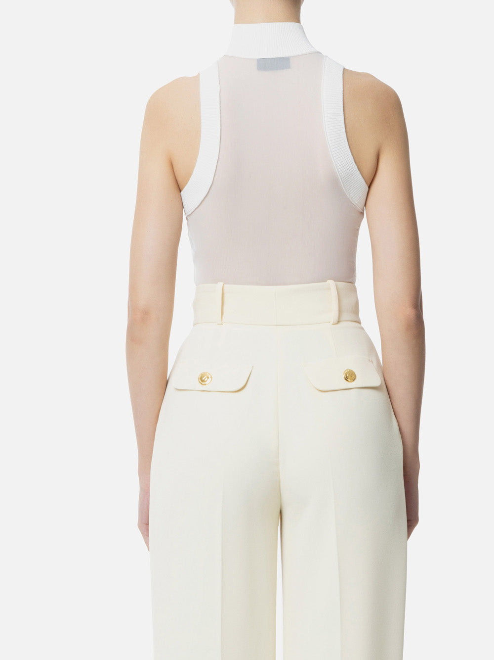 Top Elisabetta Franchi da Donna - Avorio