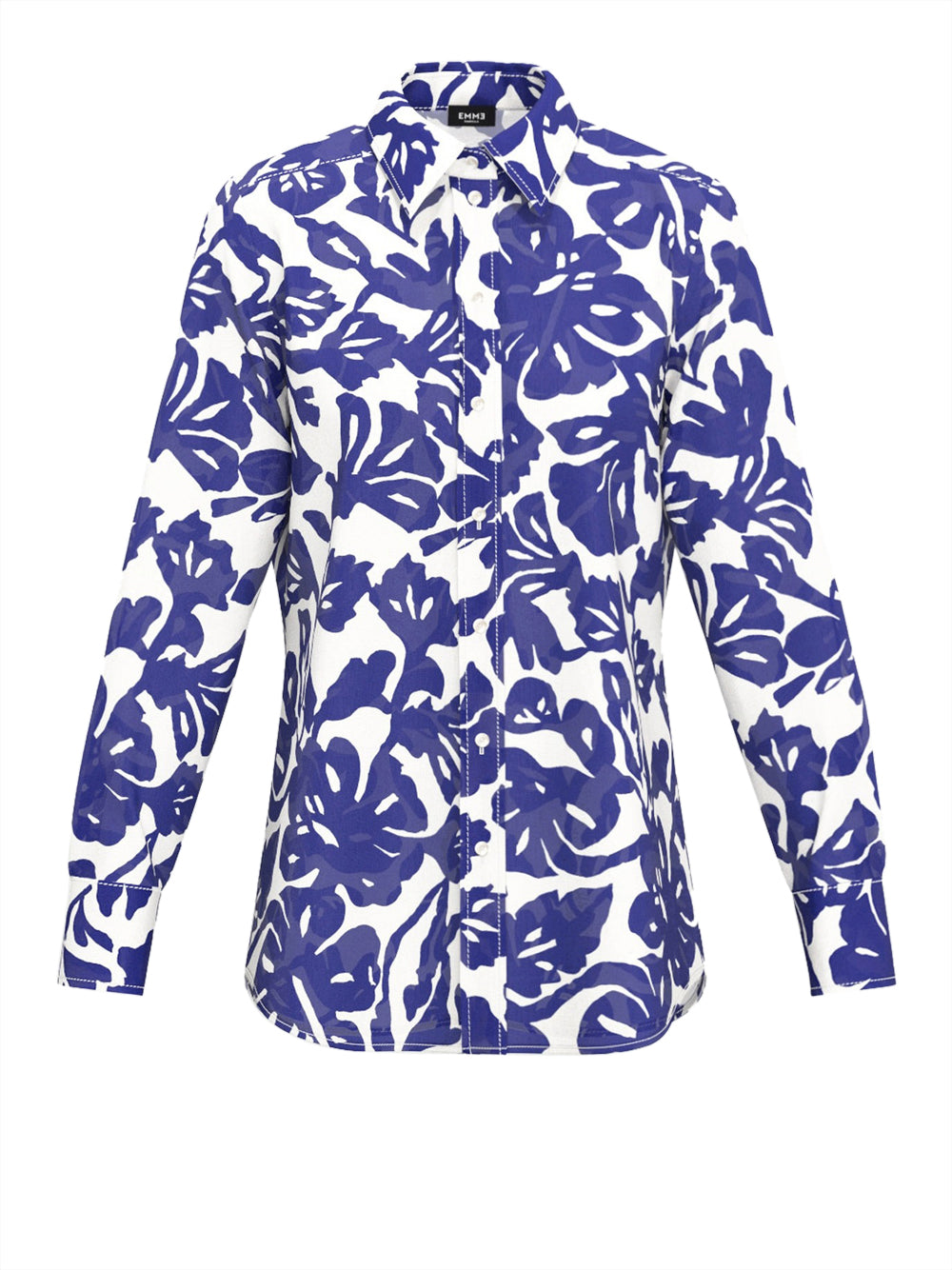 Camicia Fantasia Emme Marella Tritone da Donna - Blu