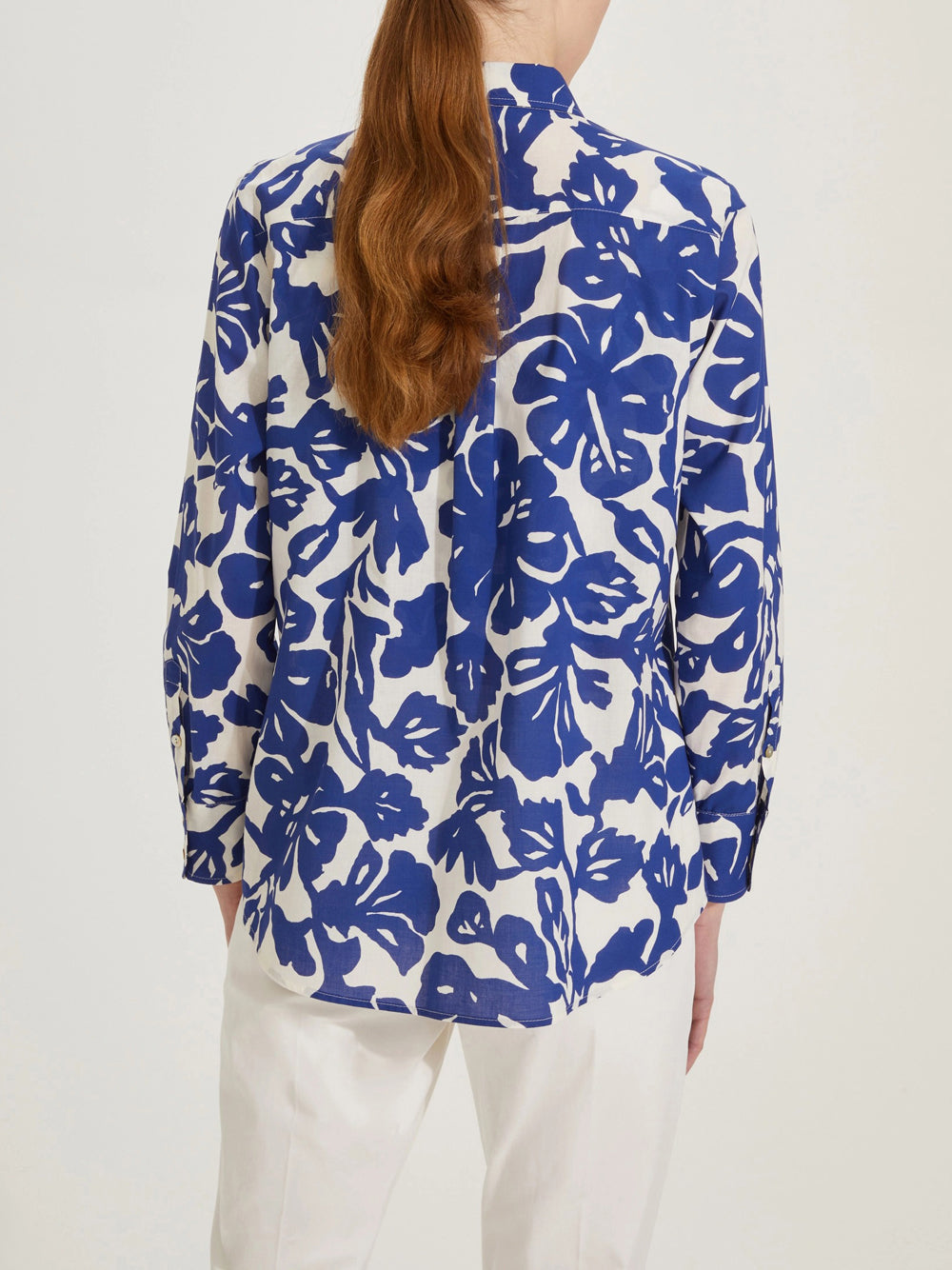 Camicia Fantasia Emme Marella Tritone da Donna - Blu