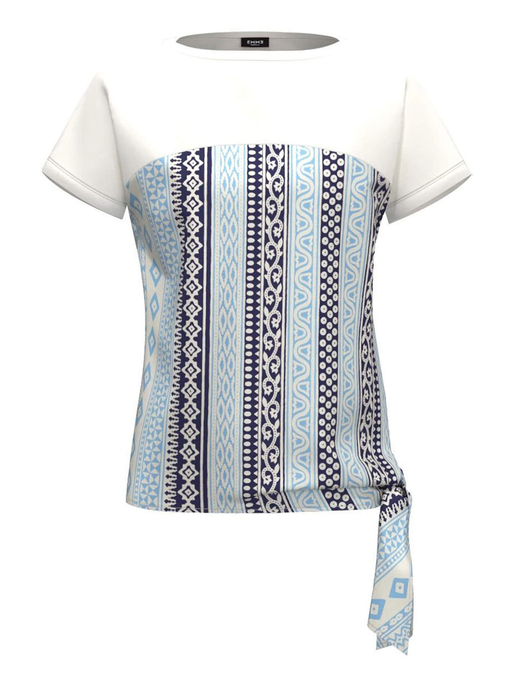 Blusa Emme Marella Susanna da Donna - Bianco Blu