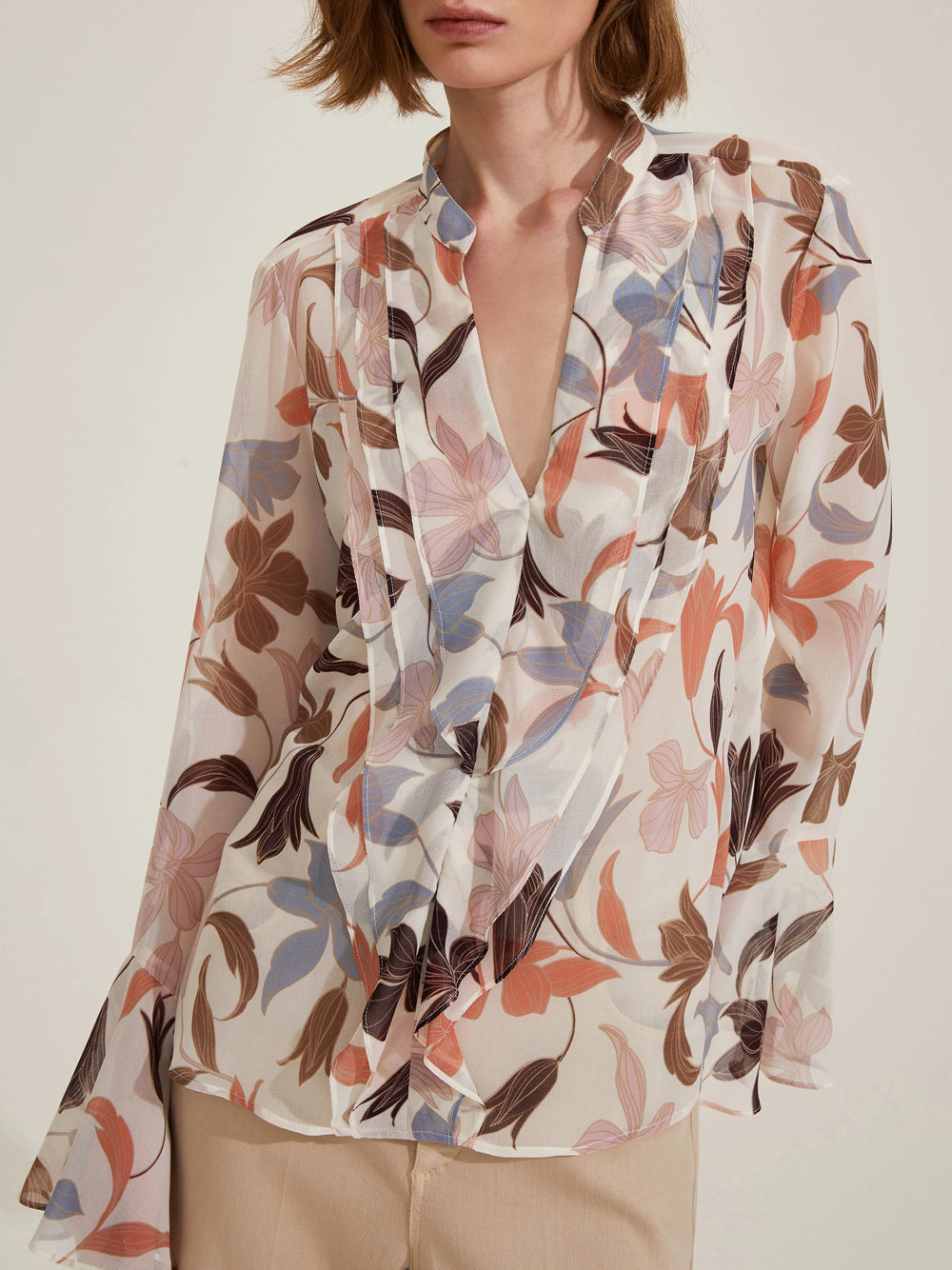 Camicia Fantasia Emme Marella Medeola da Donna - Floreale Multicolore