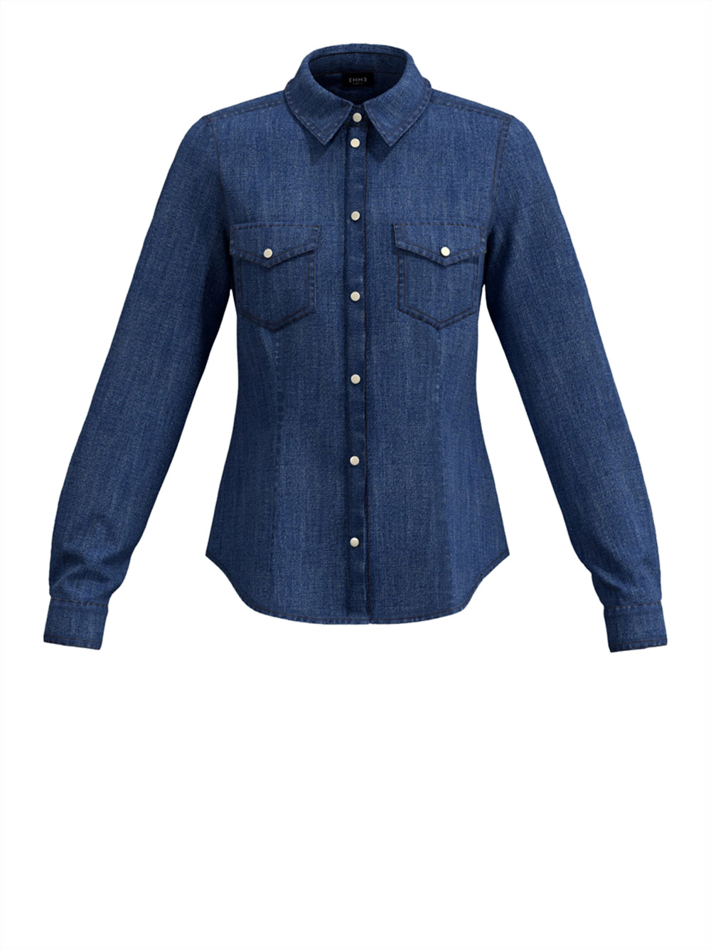 Camicia Jeans Emme Marella Sem da Donna - Denim