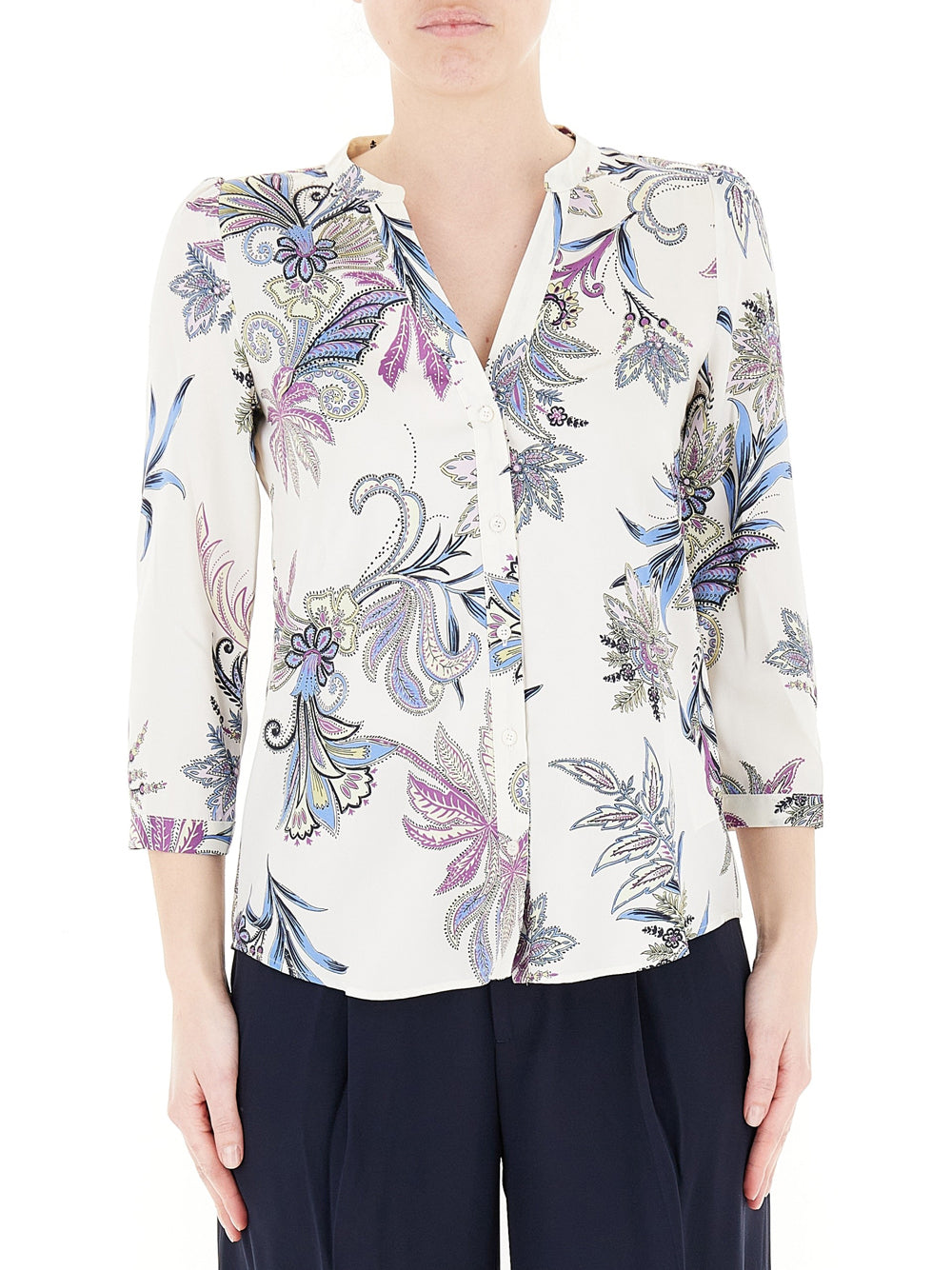 Camicia Fantasia Emme Marella Geova da Donna - Bianco