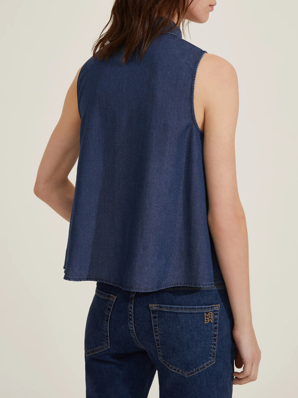 Blusa Jeans Emme Marella Scapo da Donna - Denim
