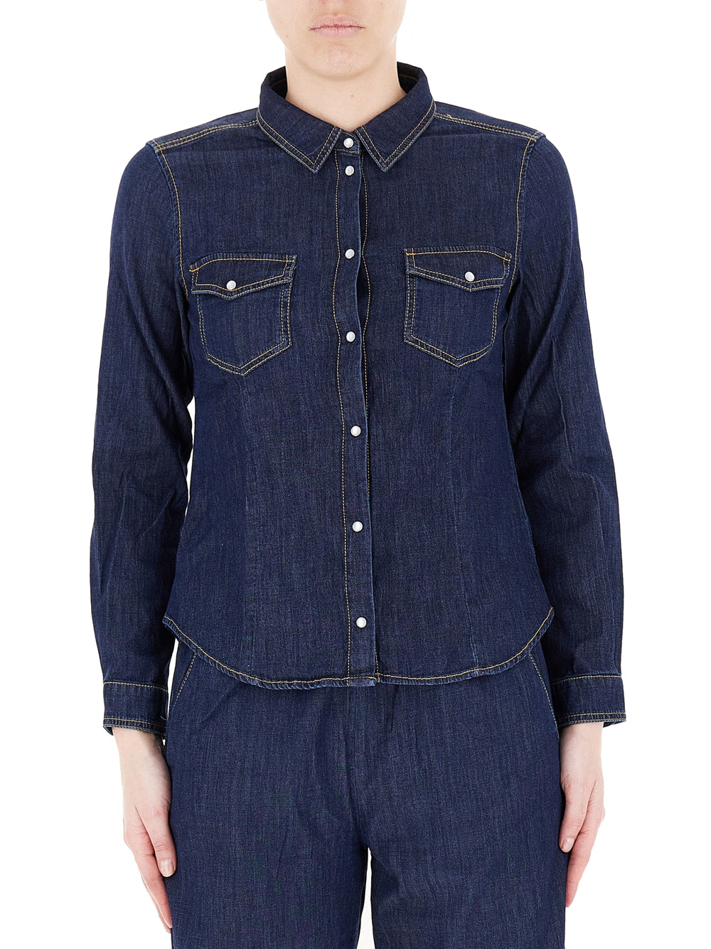 Camicia Jeans Emme Marella Sem da Donna - Denim