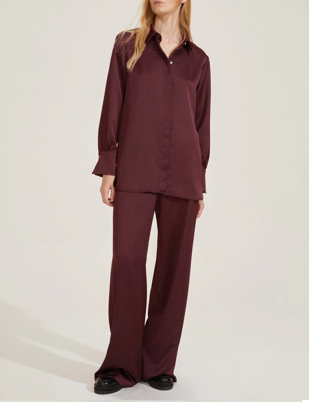 Pantalone Zampa Emme Marella Ermanna da Donna - Bordeaux