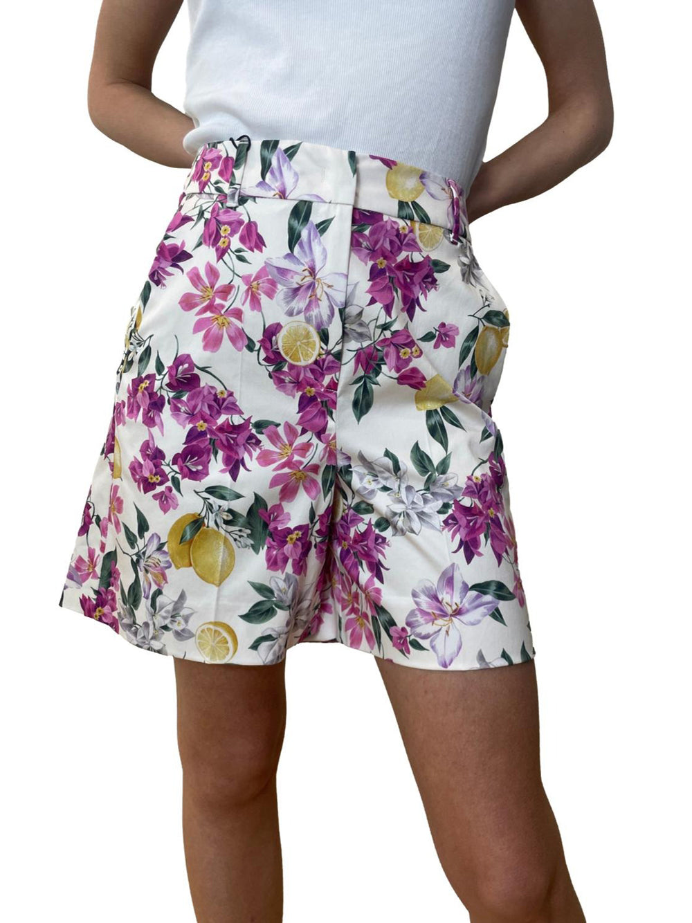 Bermuda Casual Emme Marella Cervo da Donna - Floreale Multicolore