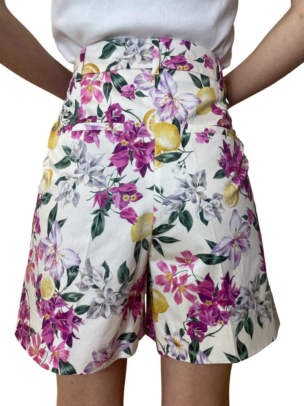 Bermuda Casual Emme Marella Cervo da Donna - Floreale Multicolore