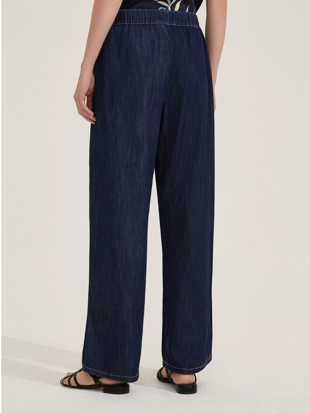 Jeans Wide Emme Marella Fingere da Donna - Denim