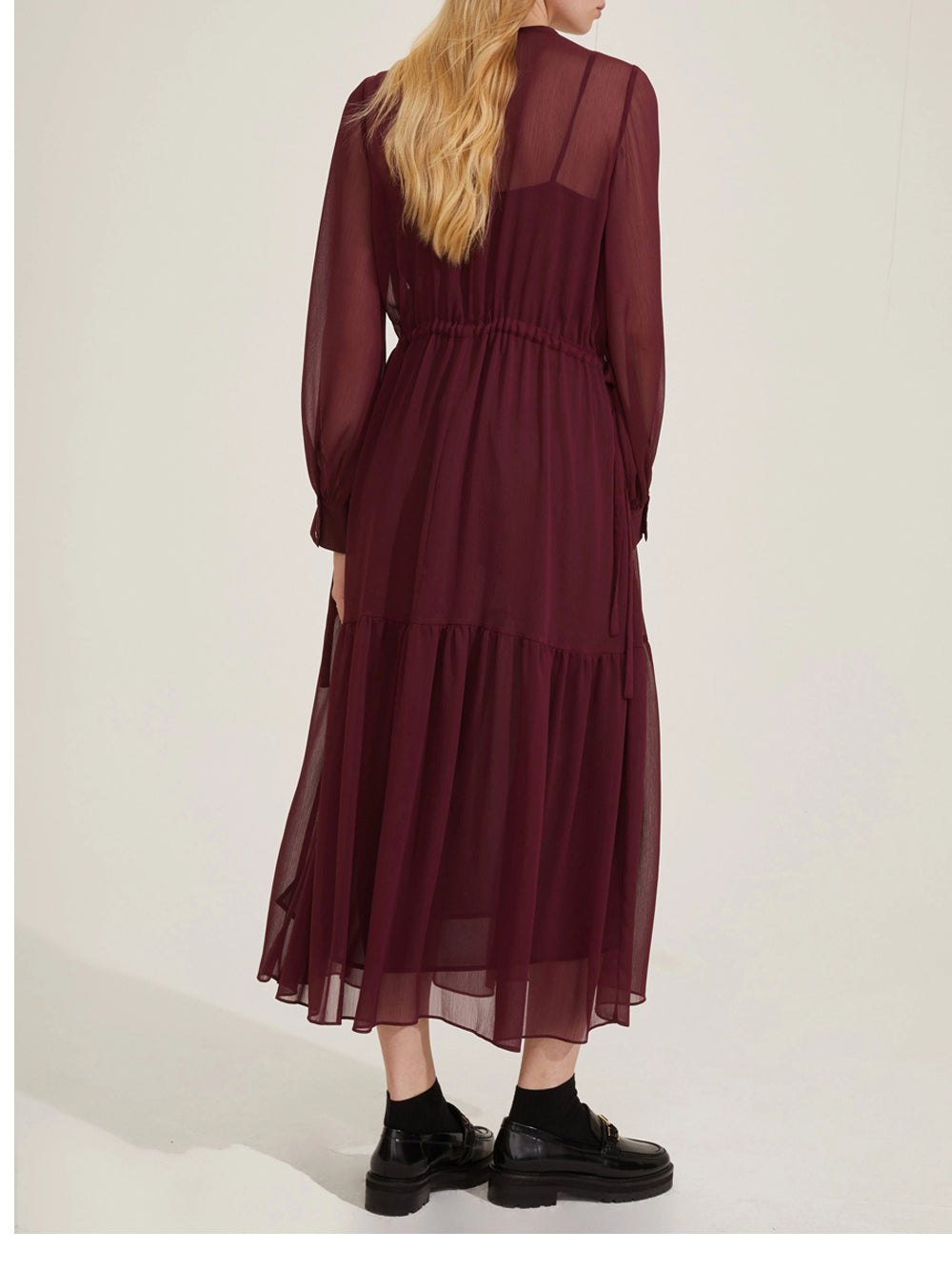 Vestito Longuette Emme Marella Eolie da Donna - Bordeaux