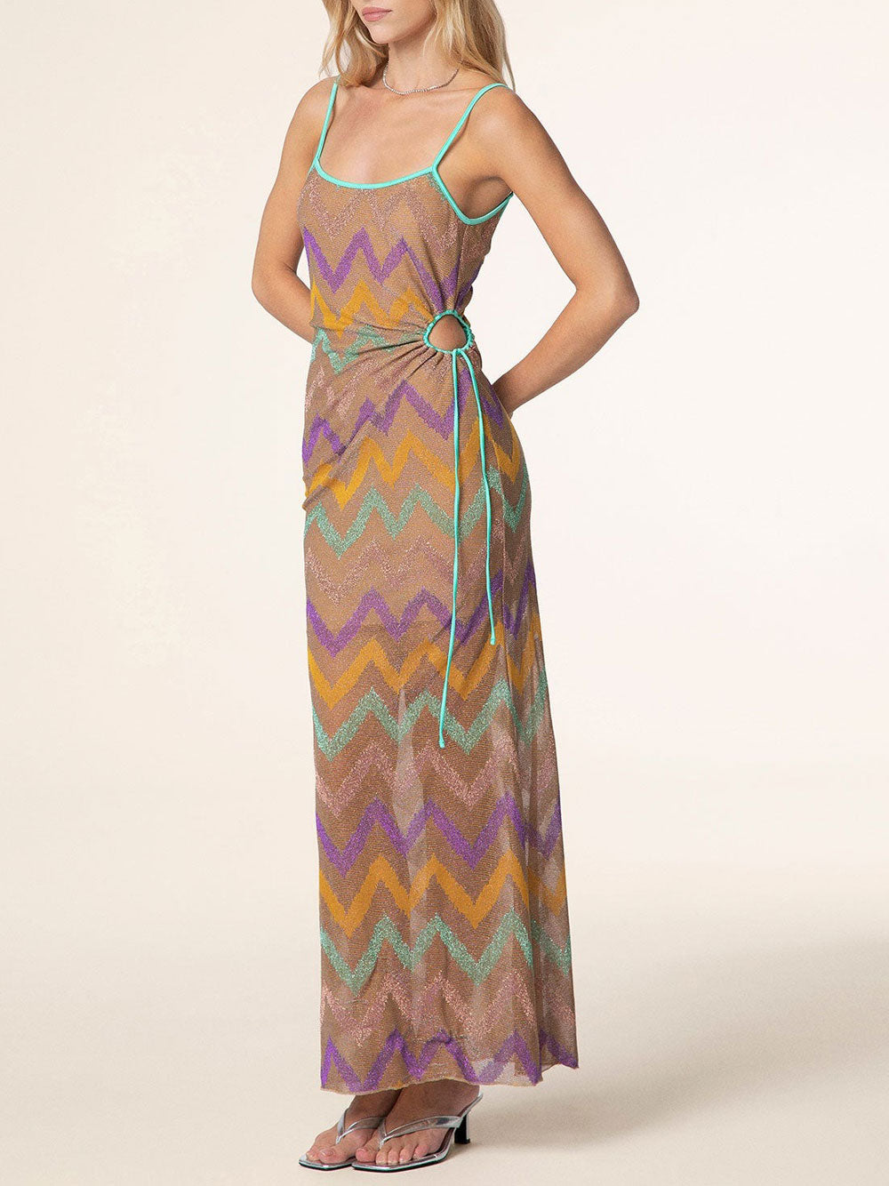 Vestito Longuette F**K da Donna - Multicolore