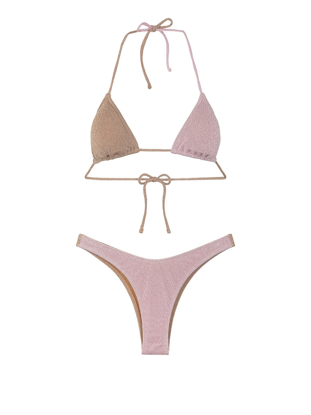 Bikini Set F**K da Donna - Oro