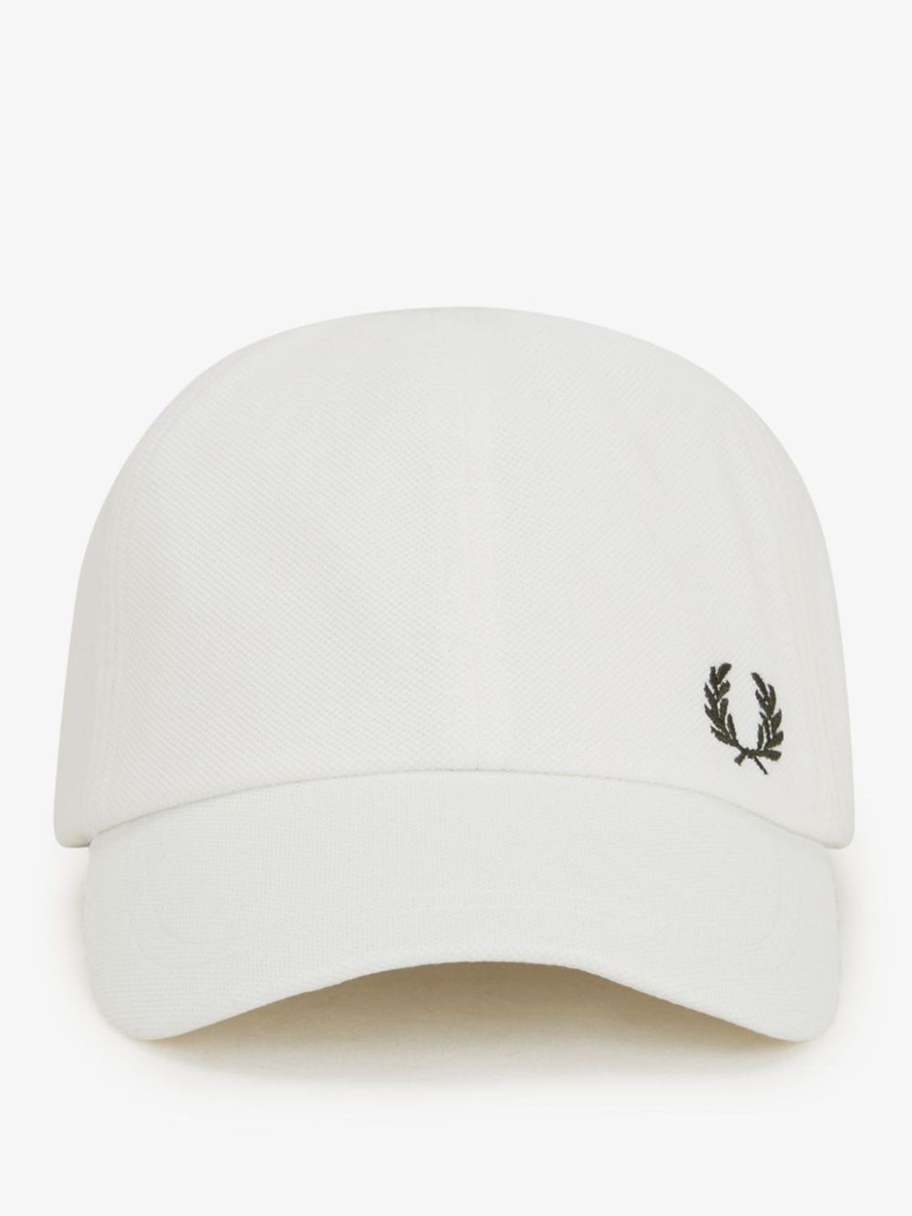 Berretto con Visiera Fred Perry Pique Classic Unisex - Bianco