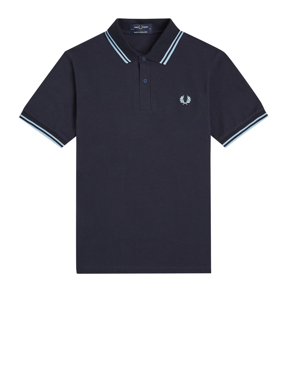 Polo Fred Perry Twin Tipped da Uomo - Blu