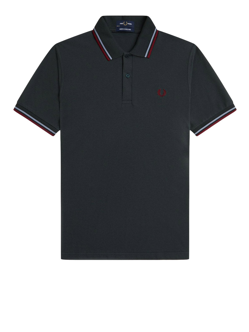 Polo Fred Perry Twin Tipped da Uomo - Verde