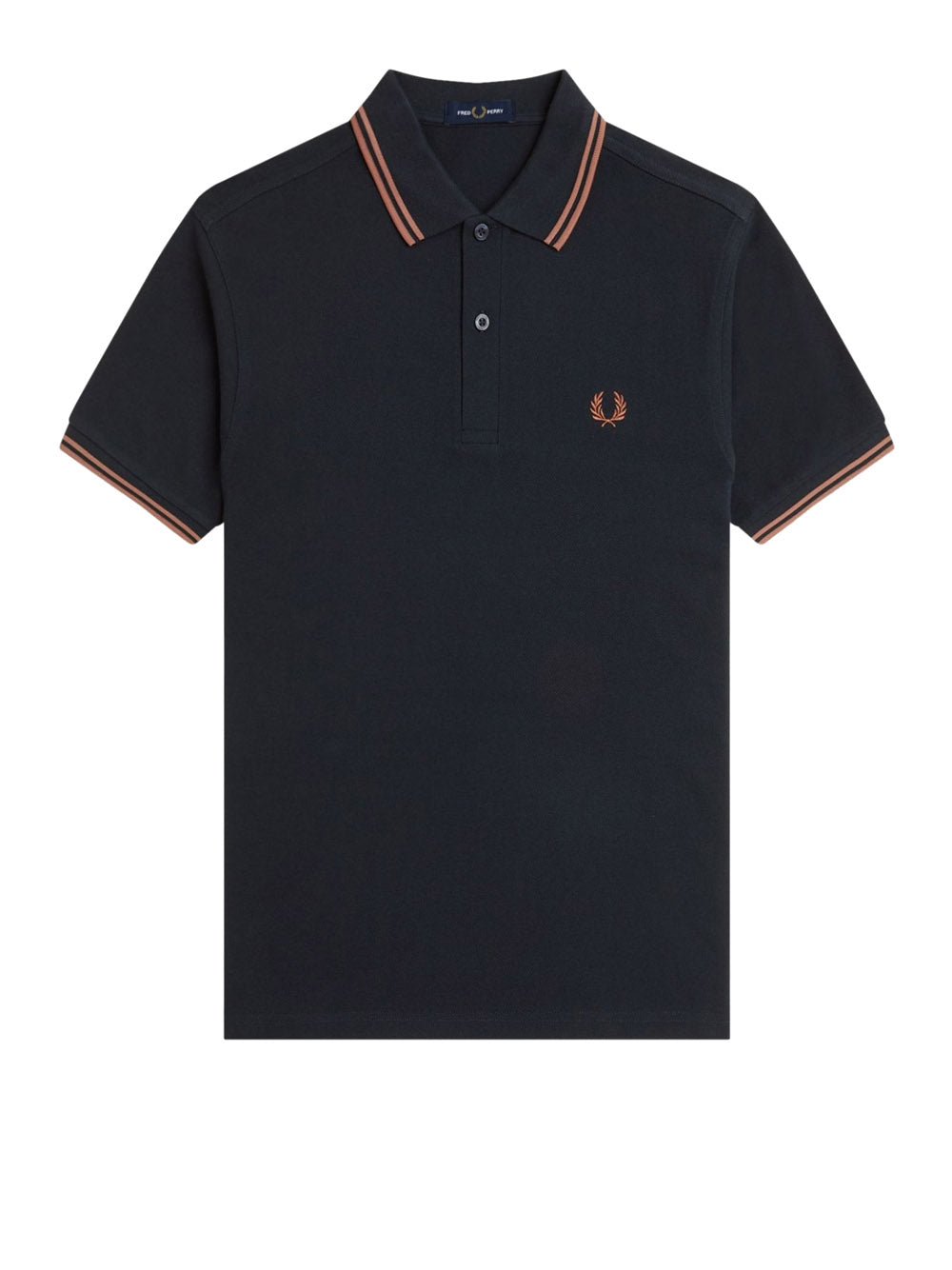 Polo Fred Perry Twin Tipped da Uomo - Blu