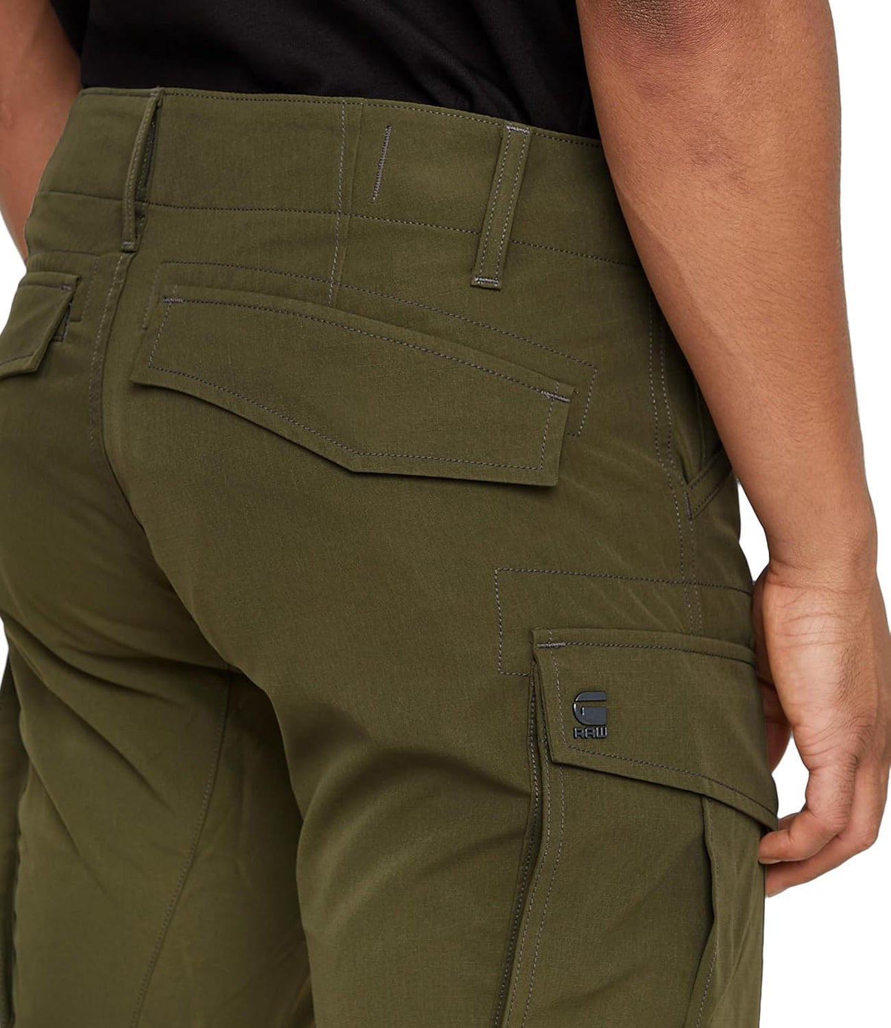 G-Star Jeans Rovic Zip 3D Regular Tapered Uomo Mod. D02190-D909D B230 Shadow Olive
