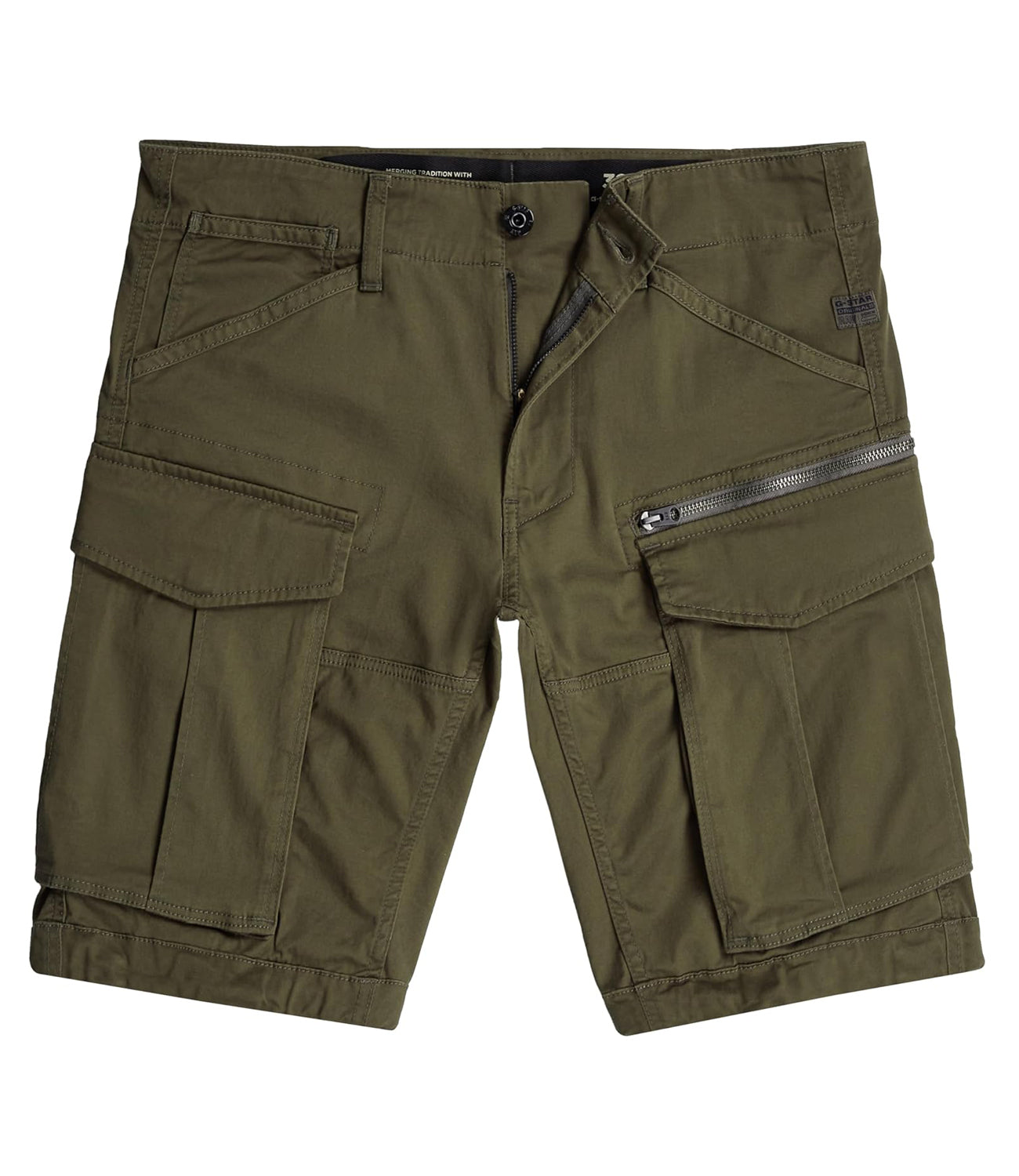 G-Star Bermuda Rovic Zip Regular Short Uomo Mod. D26214-5126 1260 Gs Grey