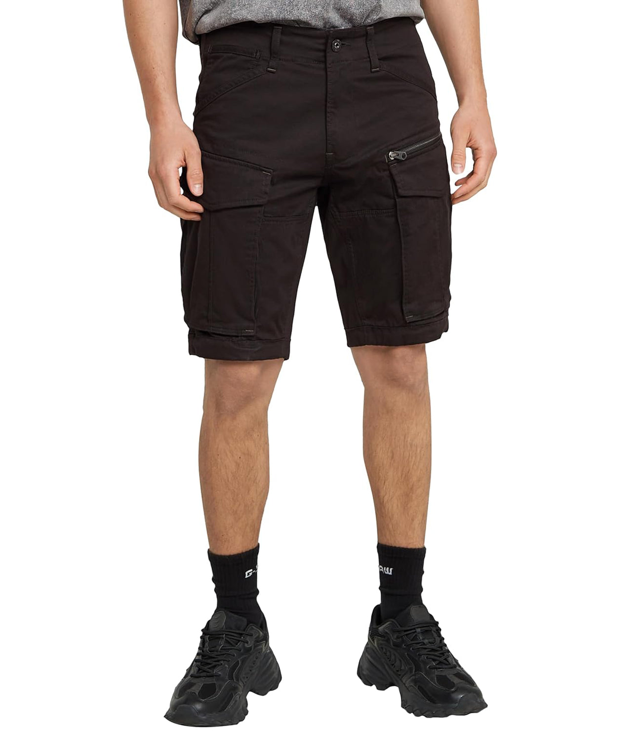 G-Star Bermuda Rovic Zip Regular Short Uomo Mod. D26214-5126 6484 Dk Black