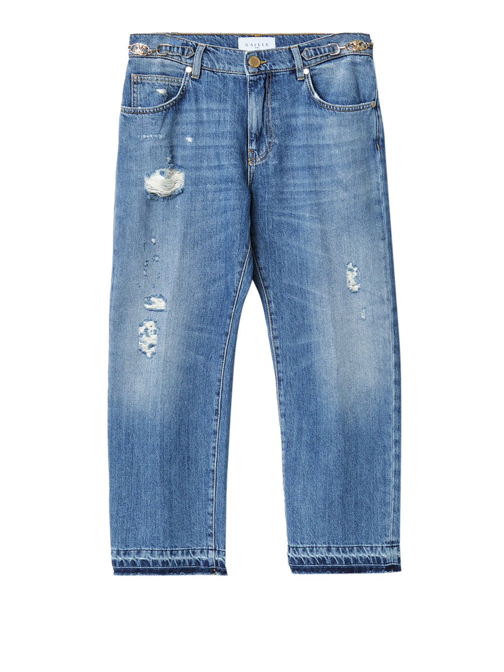 Gaëlle Paris Jeans Straight Gaelle da Donna - Denim