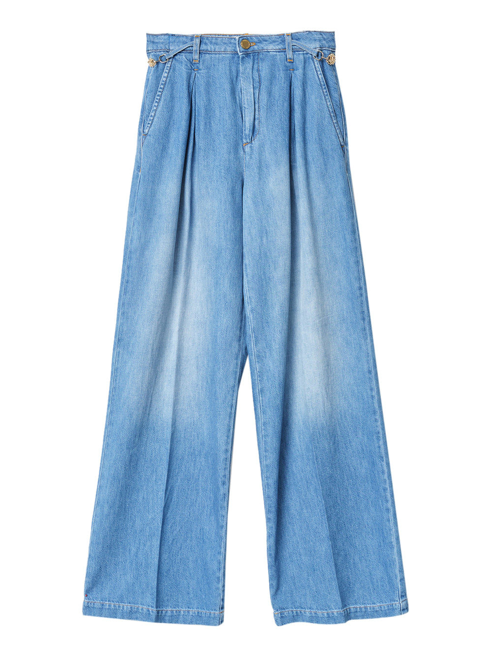 Gaëlle Paris Jeans a Palazzo Gaelle da Donna - Denim
