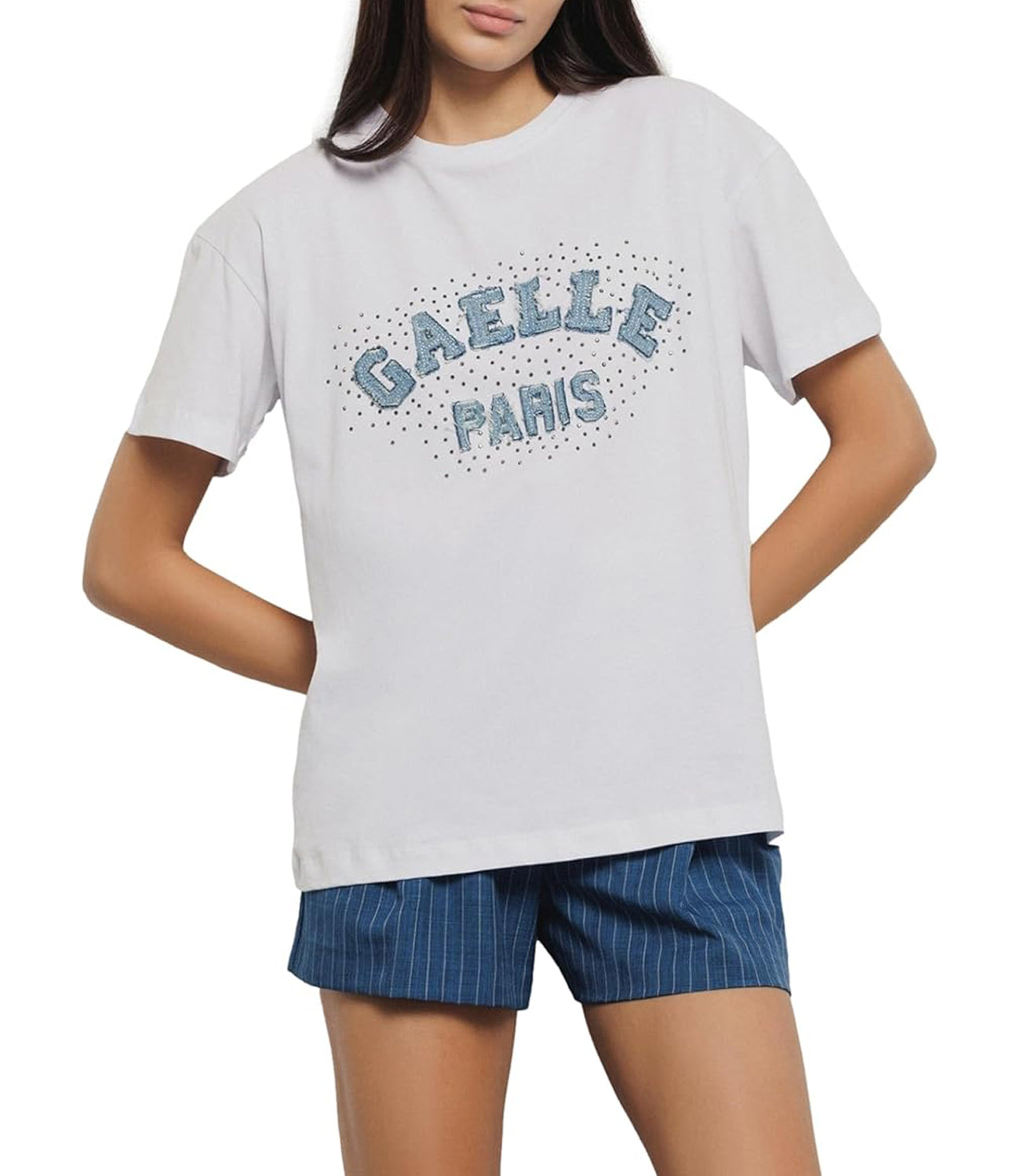 Gaëlle Paris GAELLE PARIS T-shirt Donna Mod. GAACBW04592 Bianco