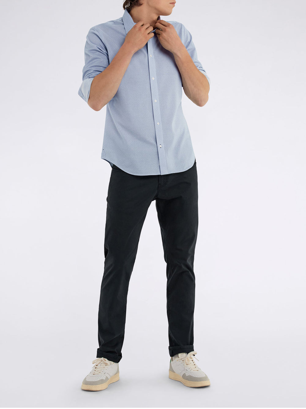 Pantalone Slim Gas Albert Simple Rev da Uomo - Blu