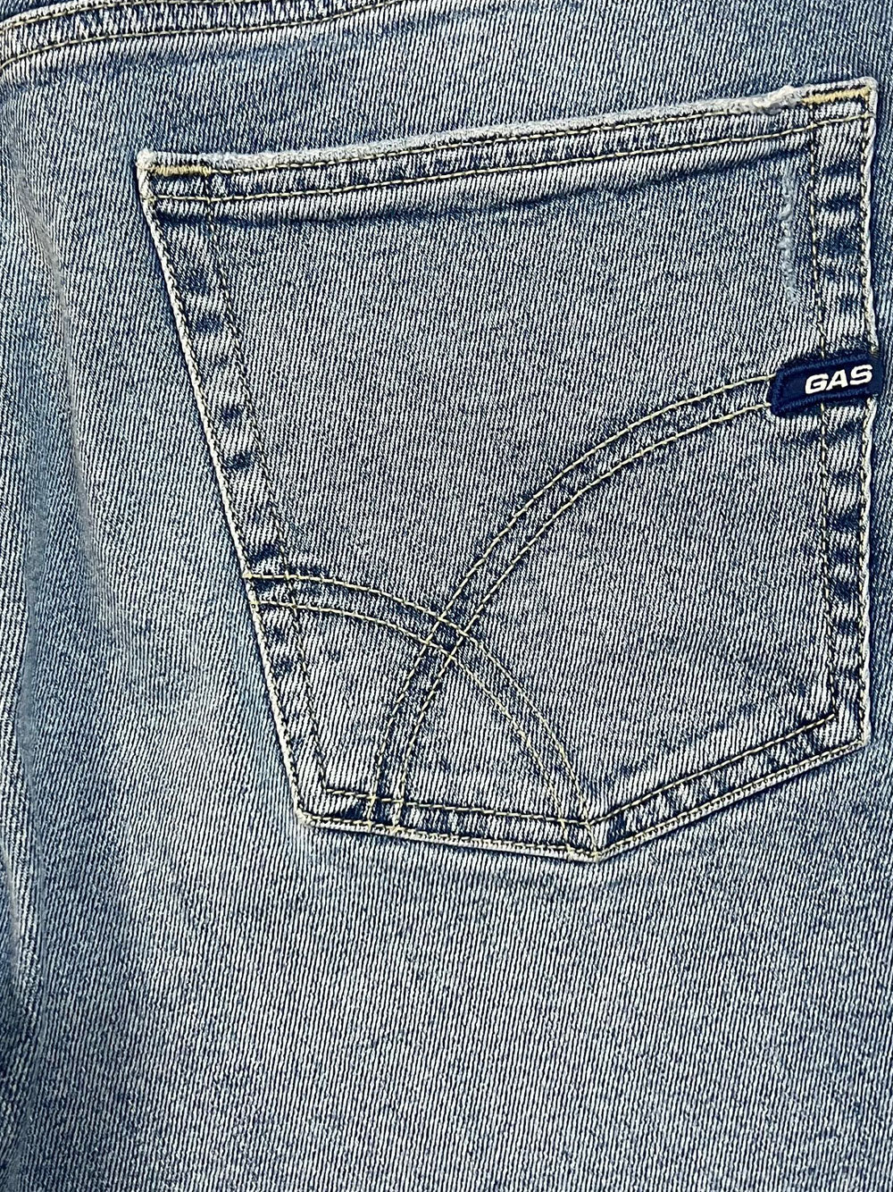 Bermuda Jeans Gas Slim da Uomo - Denim