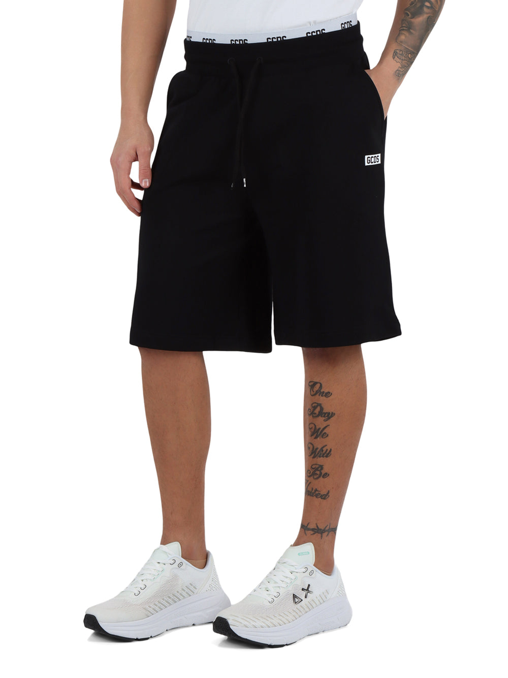 Bermuda Casual Gcds Unisex - Nero