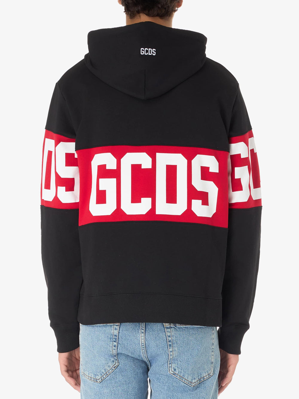 Felpa Cappuccio Gcds da Uomo - Nero