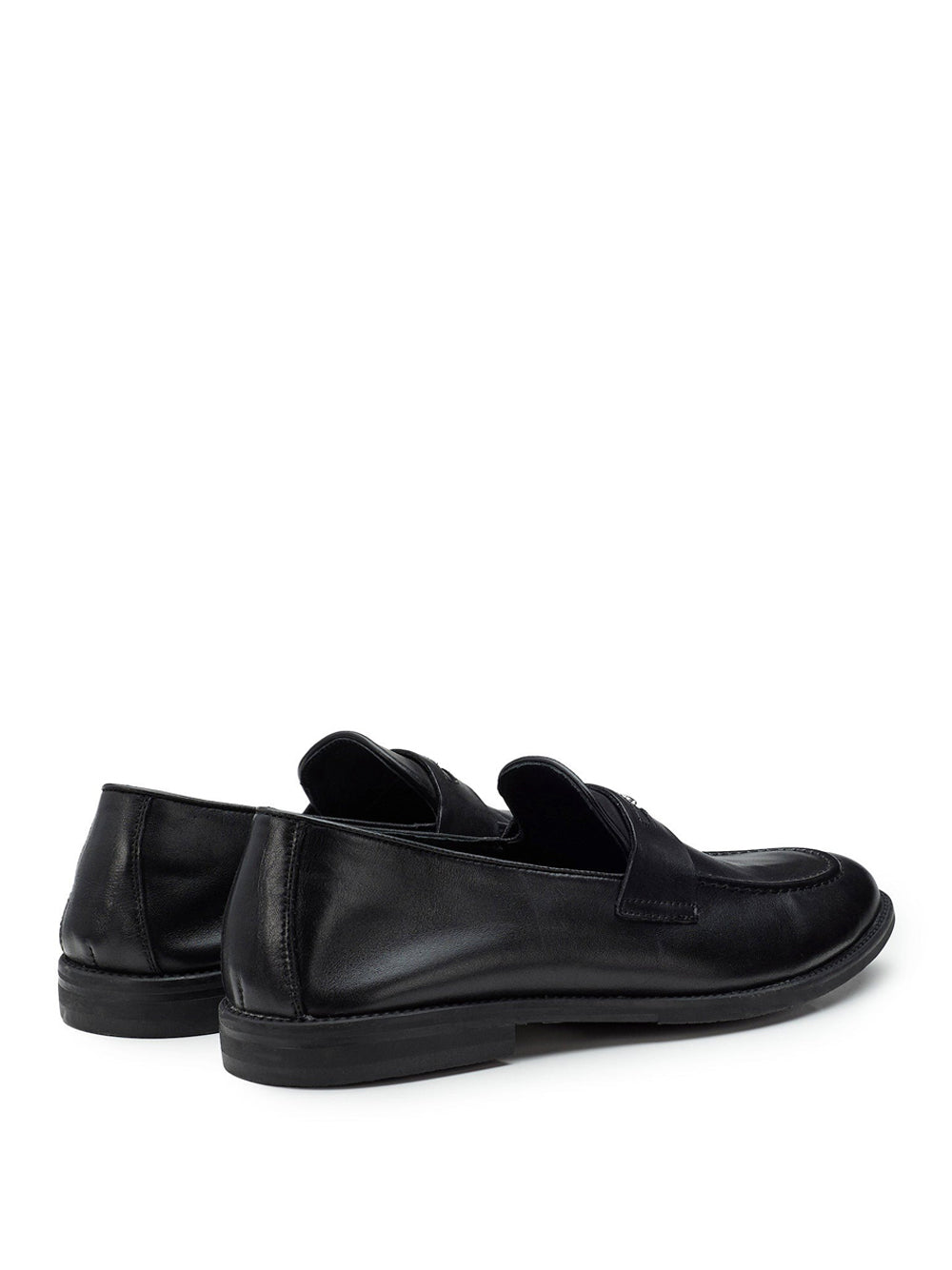 Mocassini Guardiani Connect Low Leather da Uomo - Nero