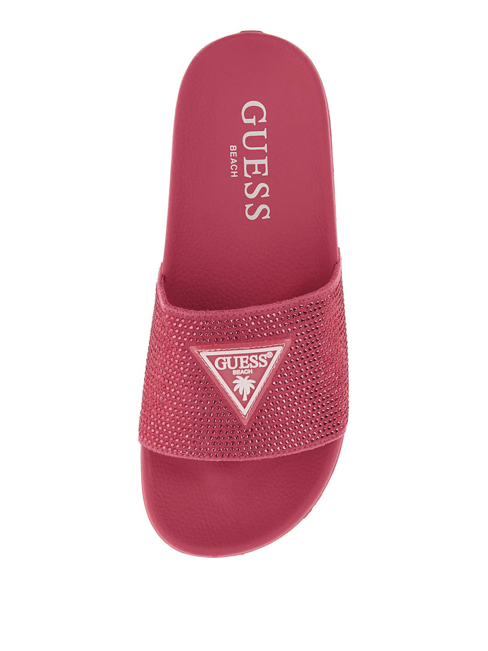 Ciabatte Guess Beach Strass da Donna - Fuxia Fucsia