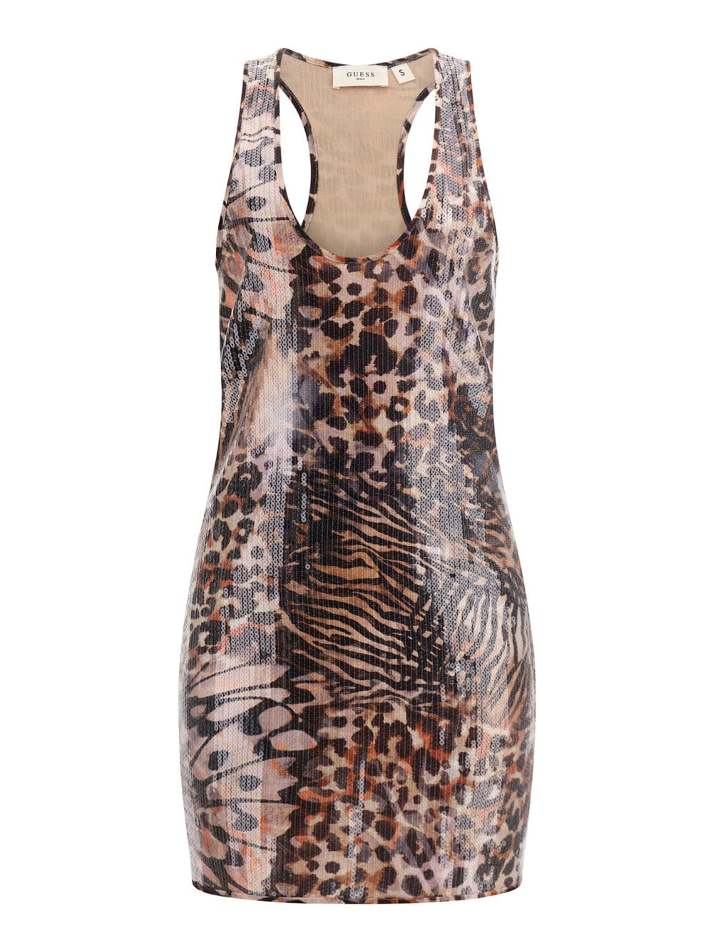 Vestito Mare Guess Body Icon da Donna - Maculato Marrone