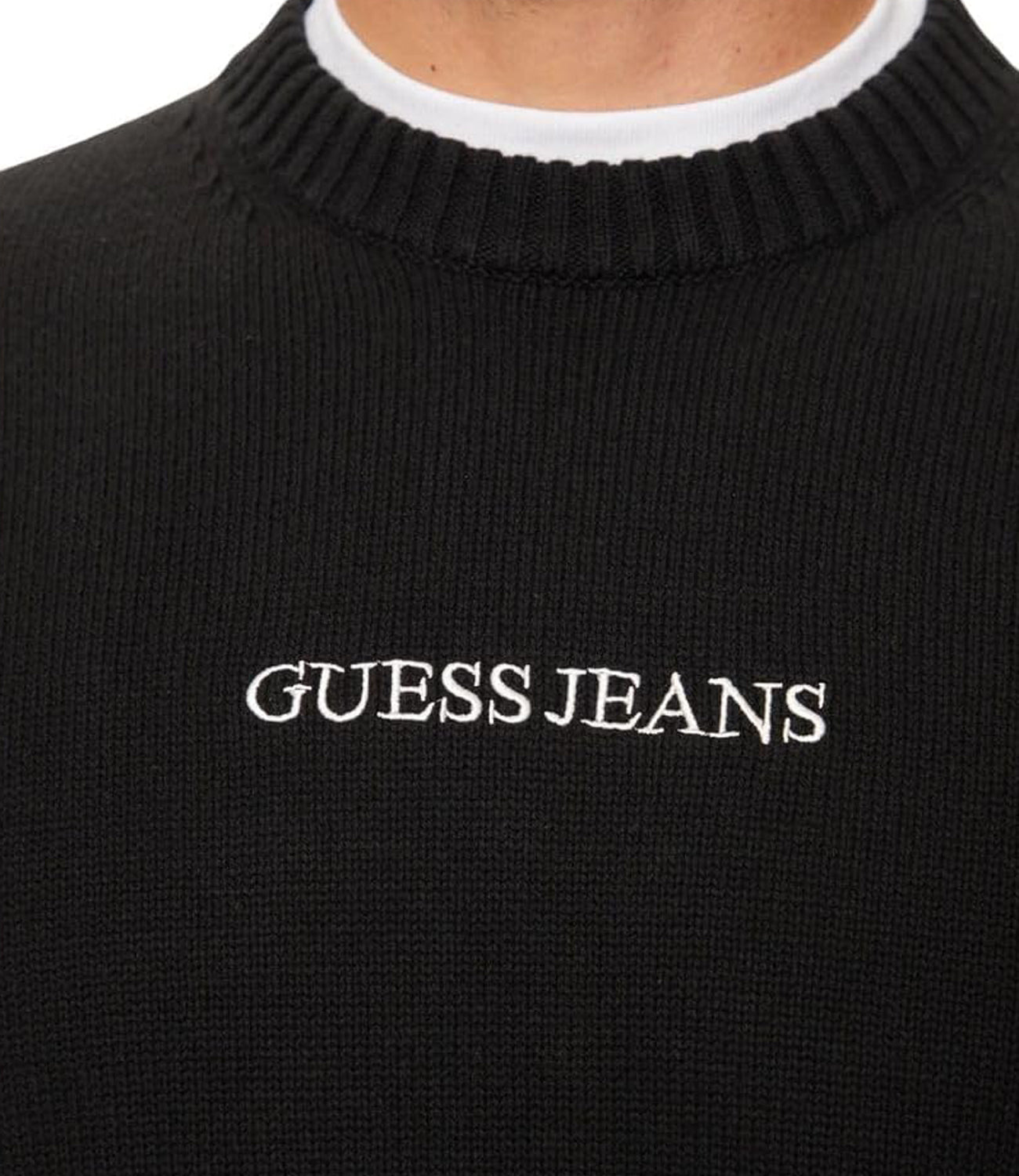GUESS JEANS Maglia Uomo Mod. M4BR31 Z3HM1 JBLK Nero