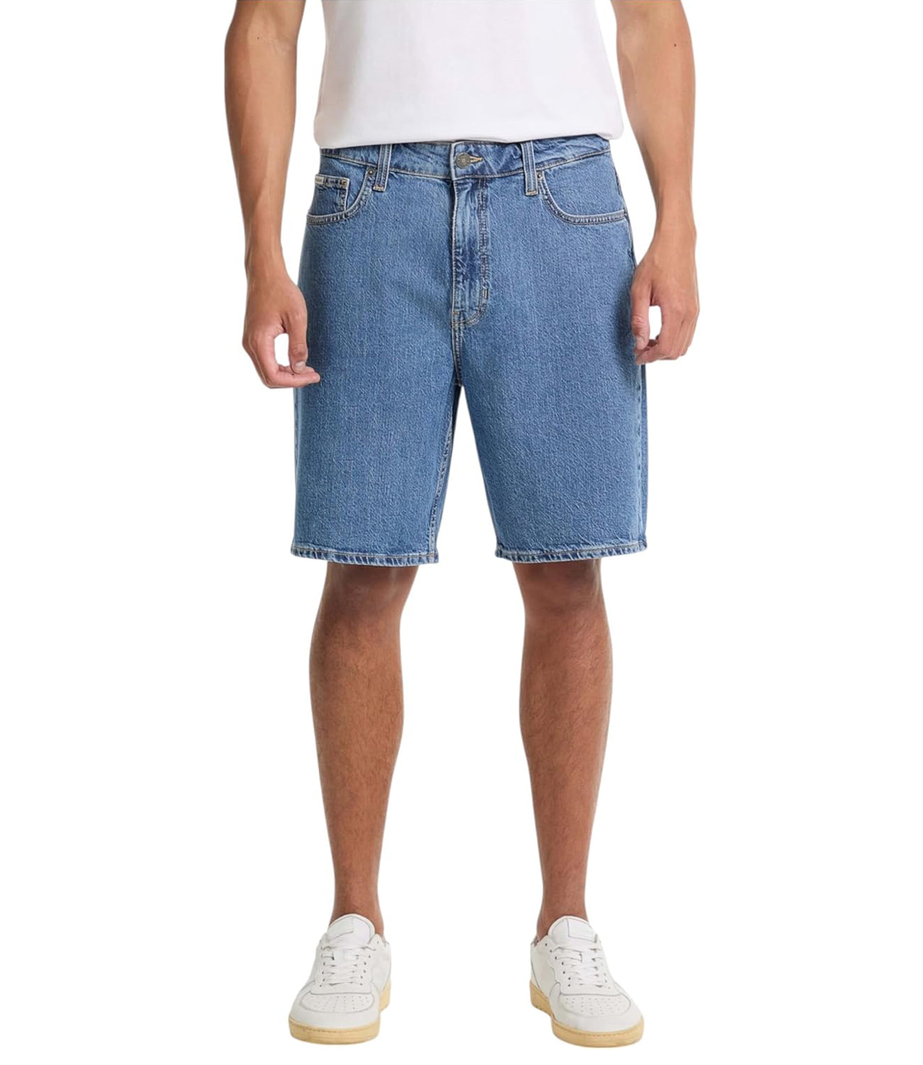 GUESS JEANS Bermuda Jeans Uomo Mod. M4YD37 D5M54 GAM1 DENIM Blu