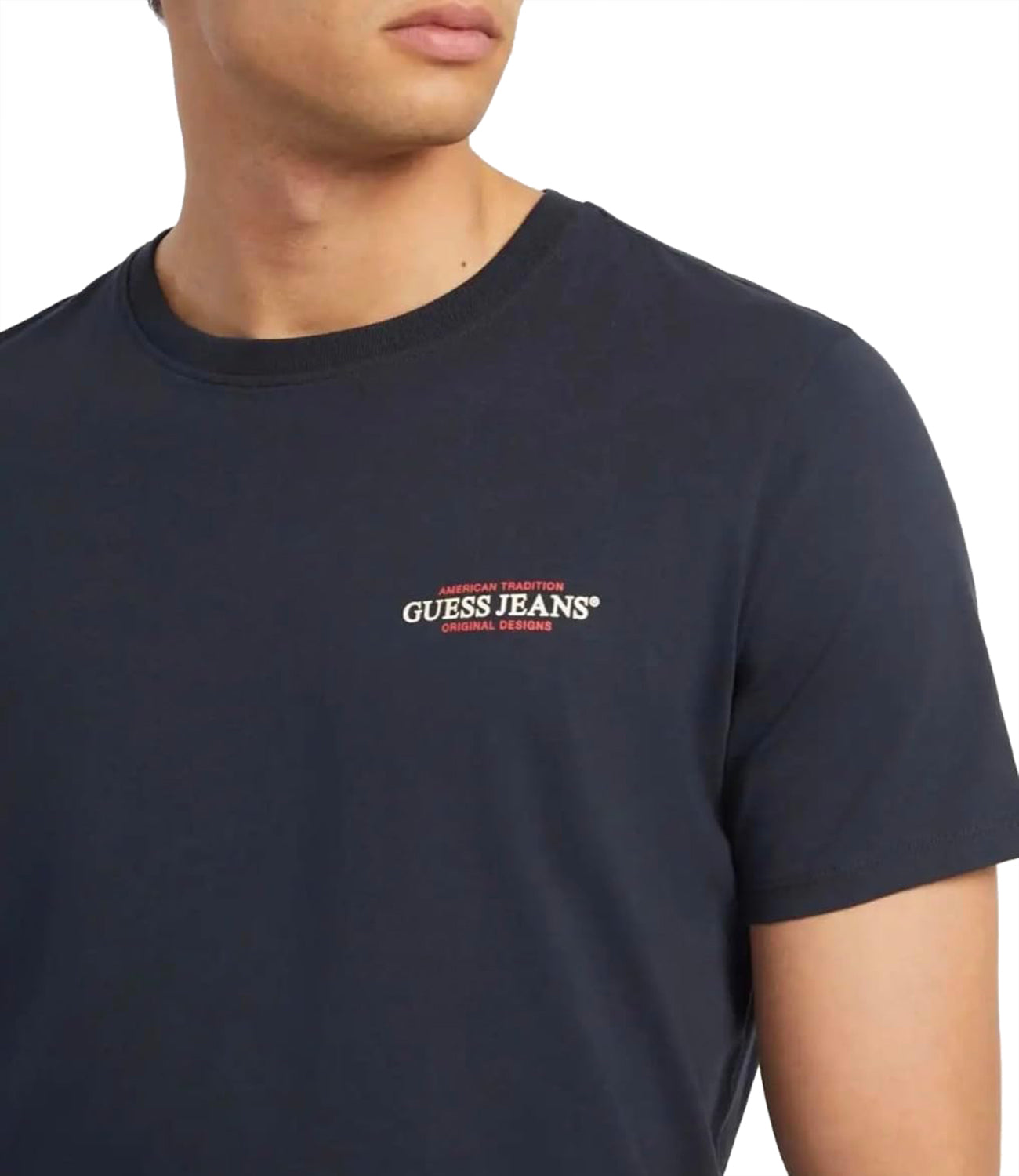 GUESS JEANS T-shirt Uomo Mod. M4YI55 K8HM0 A71W Blu