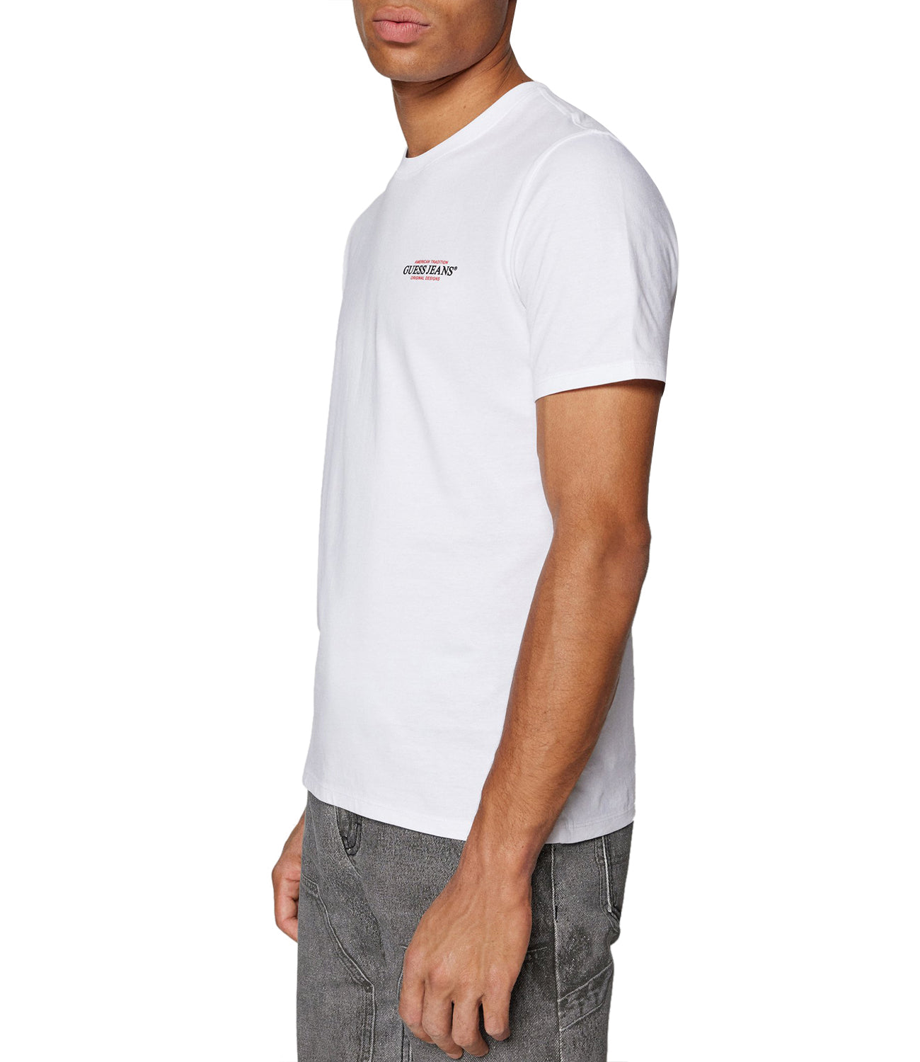 GUESS JEANS T-shirt Uomo Mod. M4YI55 K8HM0 G011 Bianco