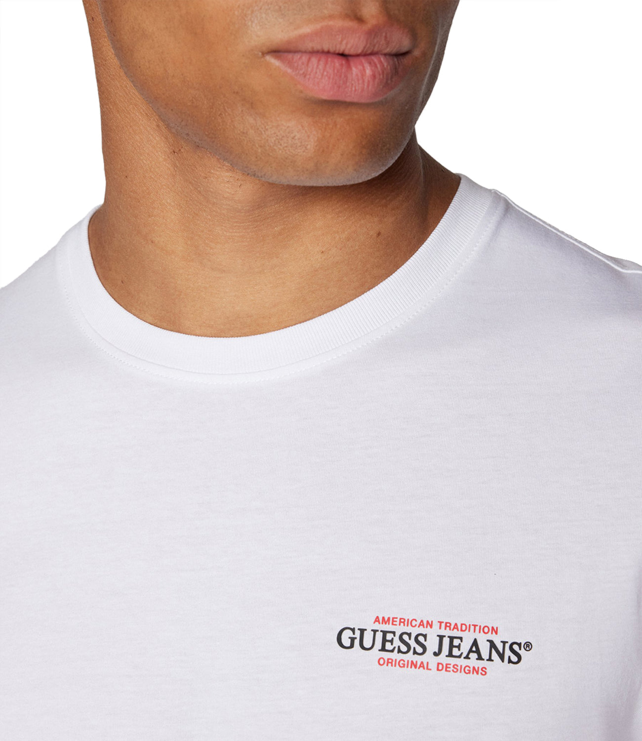 GUESS JEANS T-shirt Uomo Mod. M4YI55 K8HM0 G011 Bianco