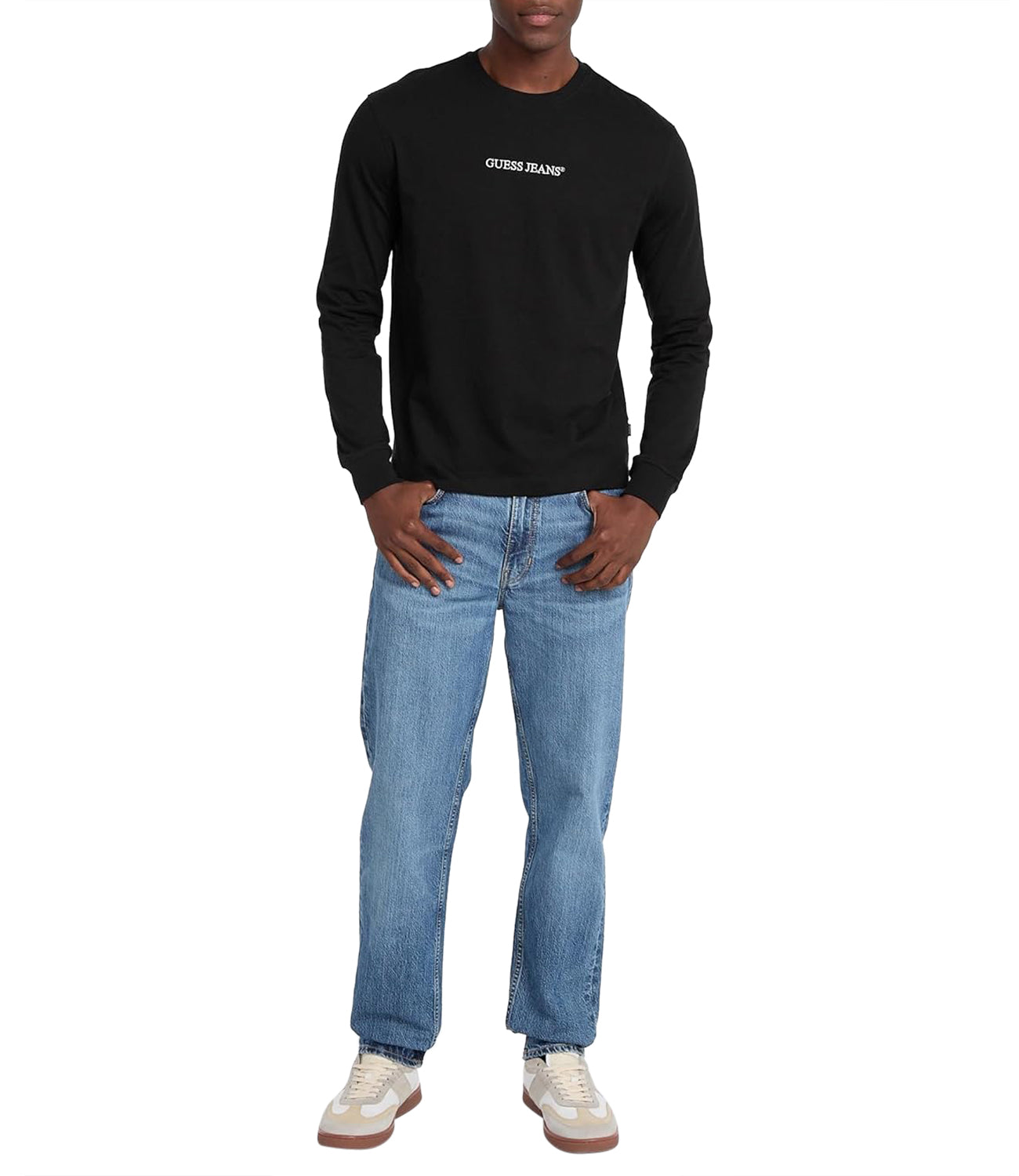 GUESS JEANS T-shitr ml Uomo Mod. M5RI84 K8HM0 JBLK Nero