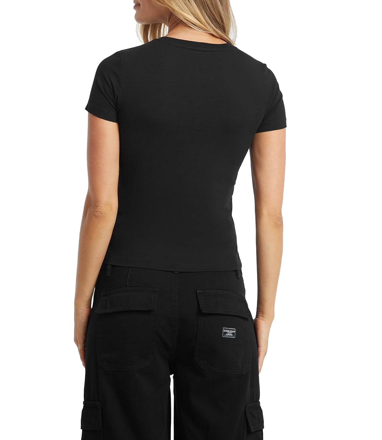 GUESS JEANS T-shirt Donna Mod. W4YI02 J1314 JBLK Nero