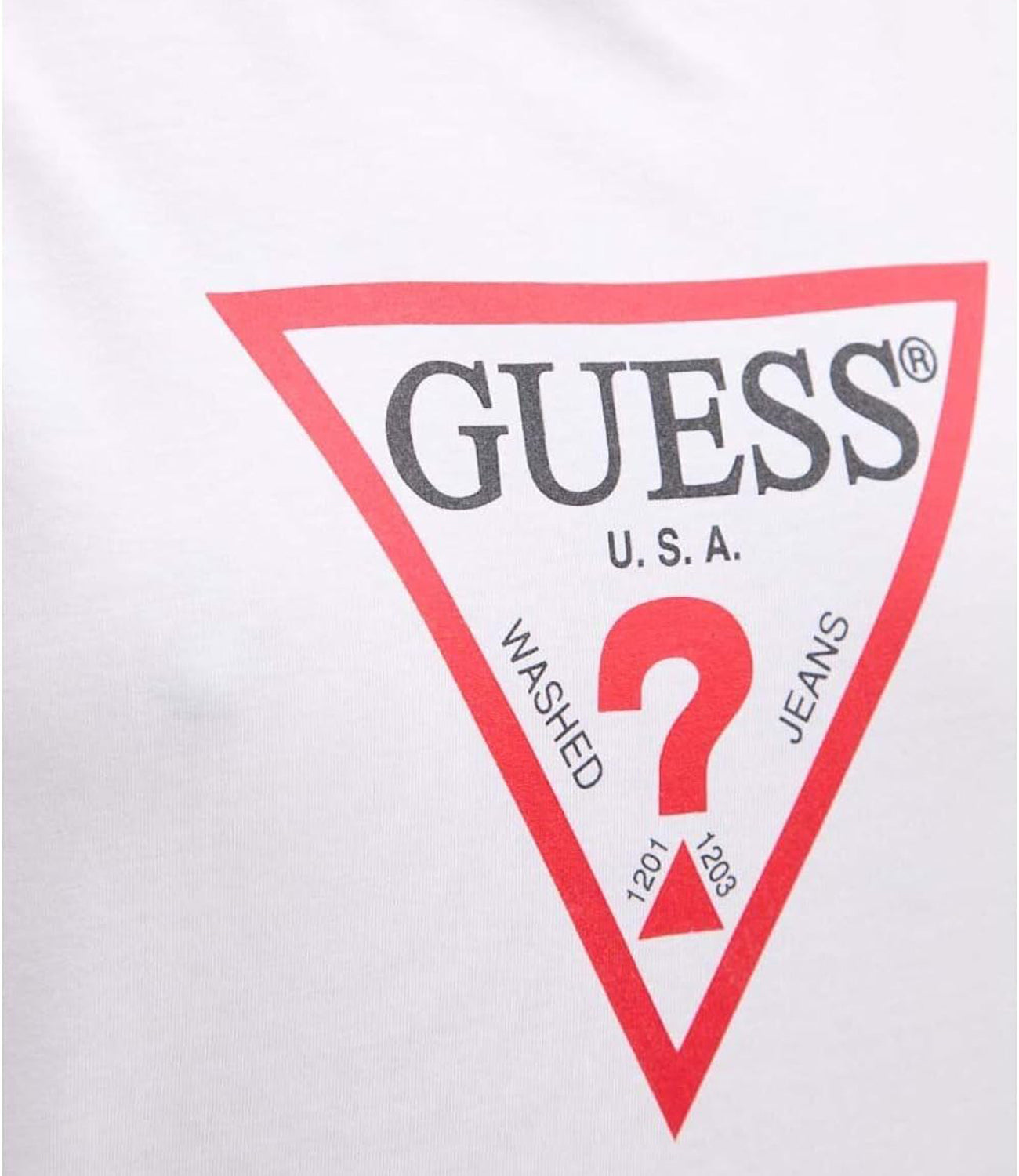 GUESS JEANS T-shirt Donna Mod. W4YI76 K8KM0 G011 Bianco