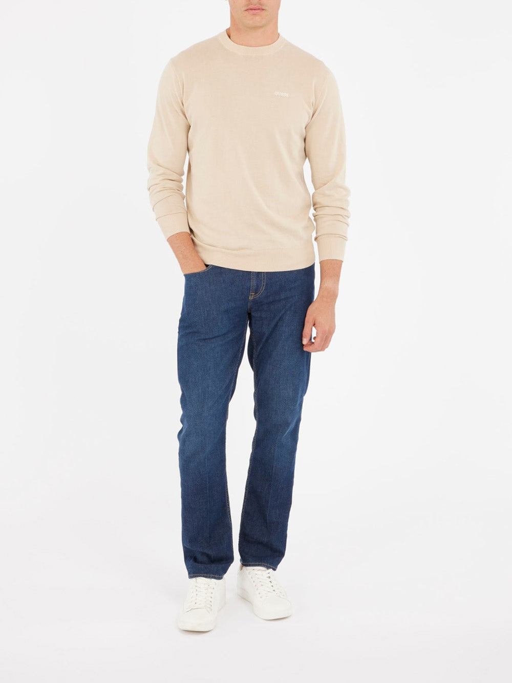 Jeans Slim Guess Angels da Uomo - Denim