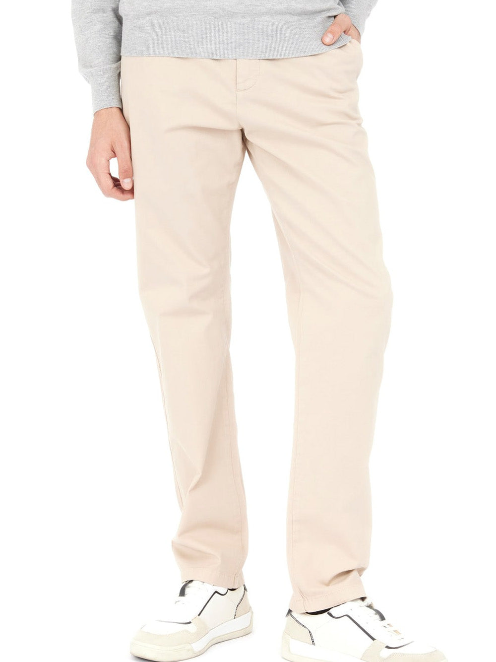 Pantalone Chino Guess Richie da Uomo - Avorio