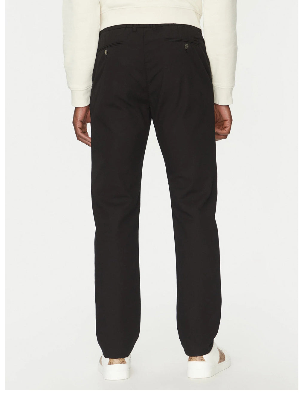 Pantalone Chino Guess Richie da Uomo - Nero