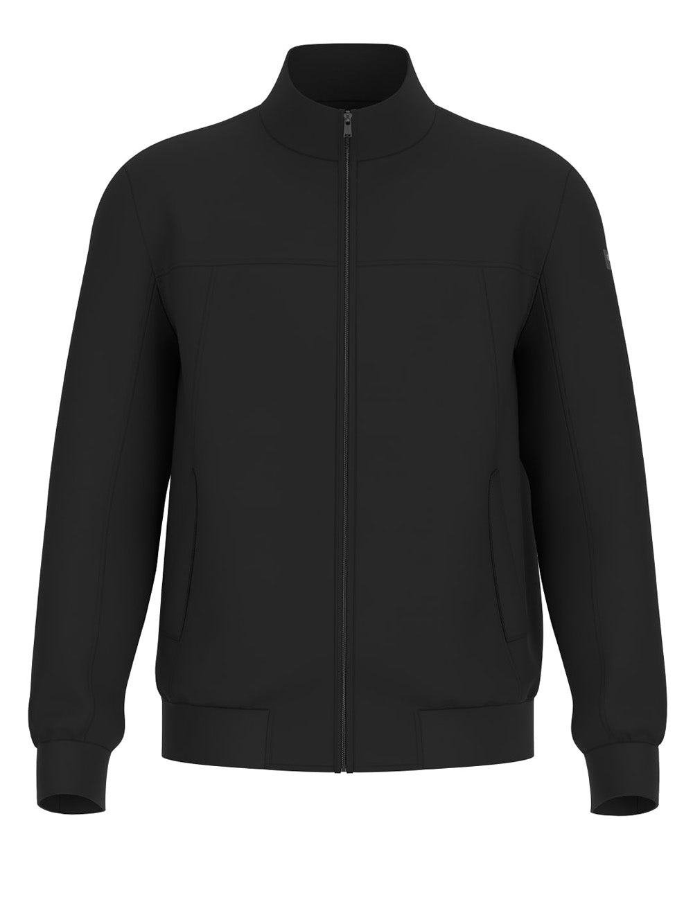 Bomber Guess Stretch Packable da Uomo - Nero