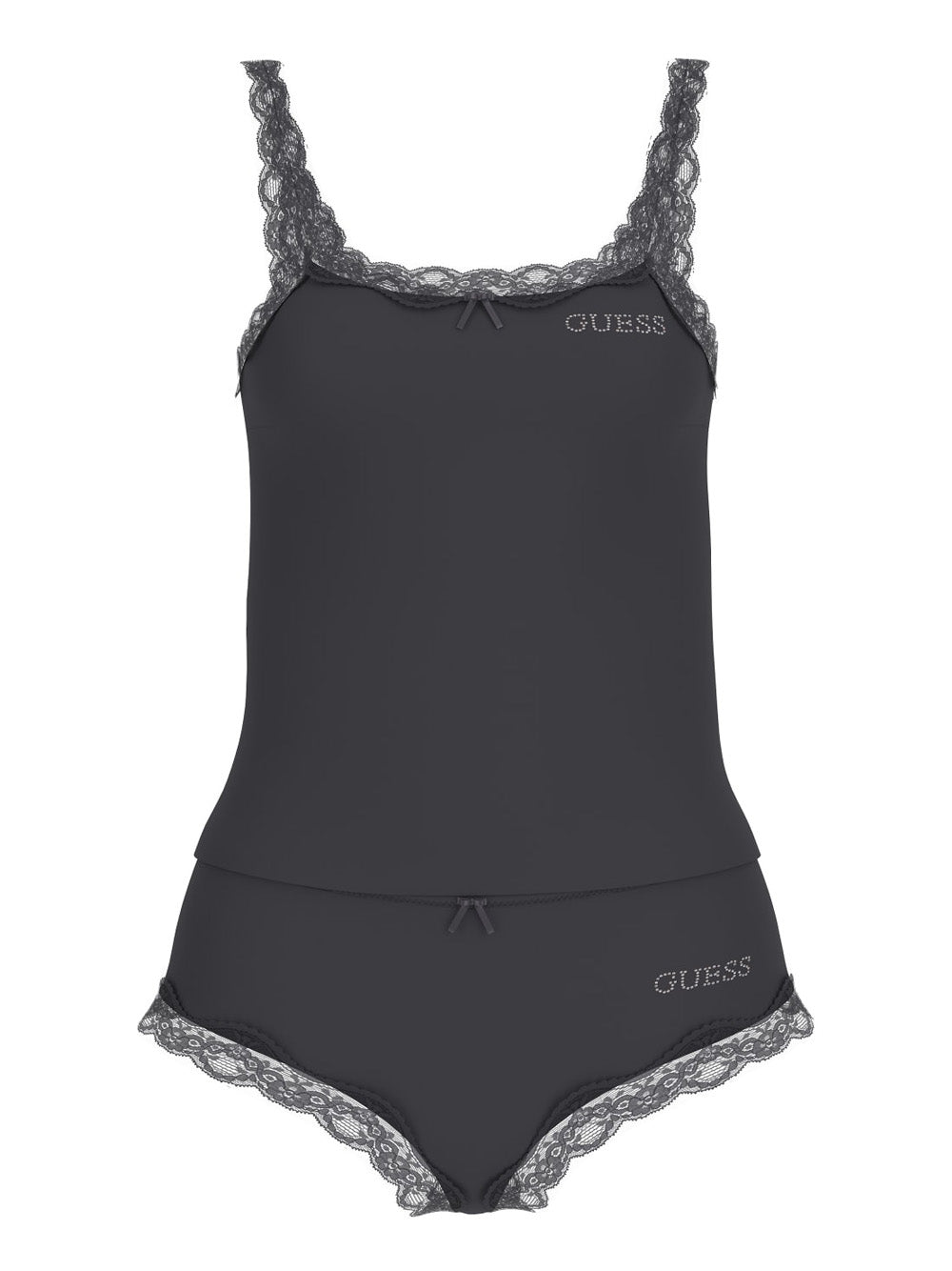 Coordinato Intimo Guess Mia Top Culotte da Donna - Nero