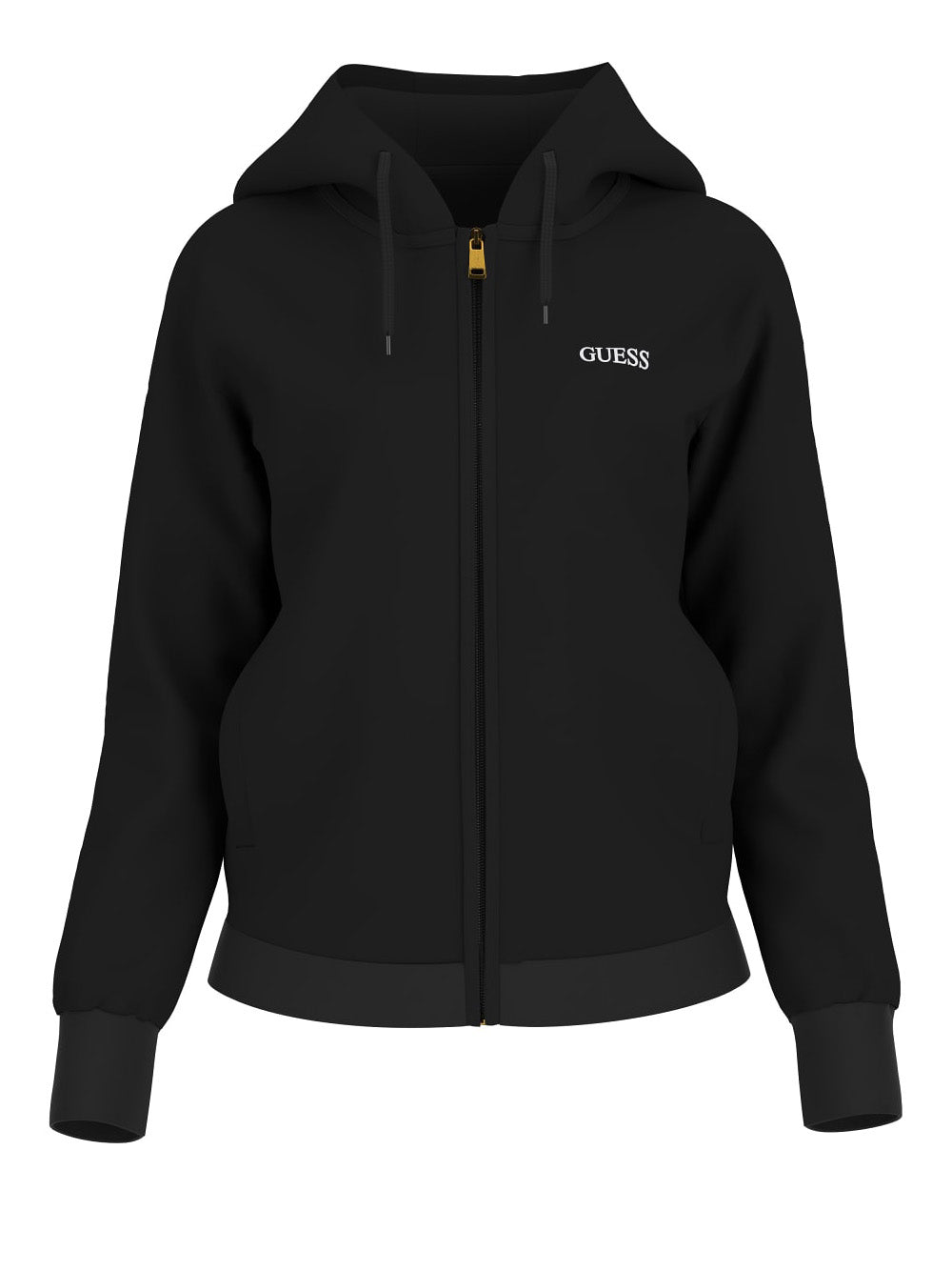 Felpa Zip Guess Sofia da Donna - Nero