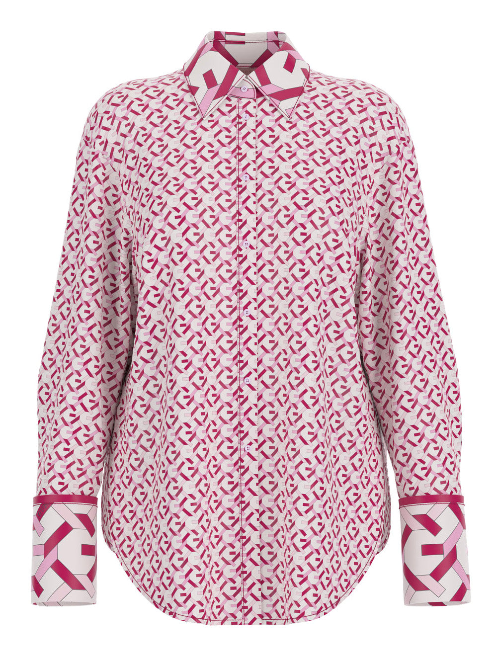 Camicia Fantasia Guess Alexandra da Donna - Bianco