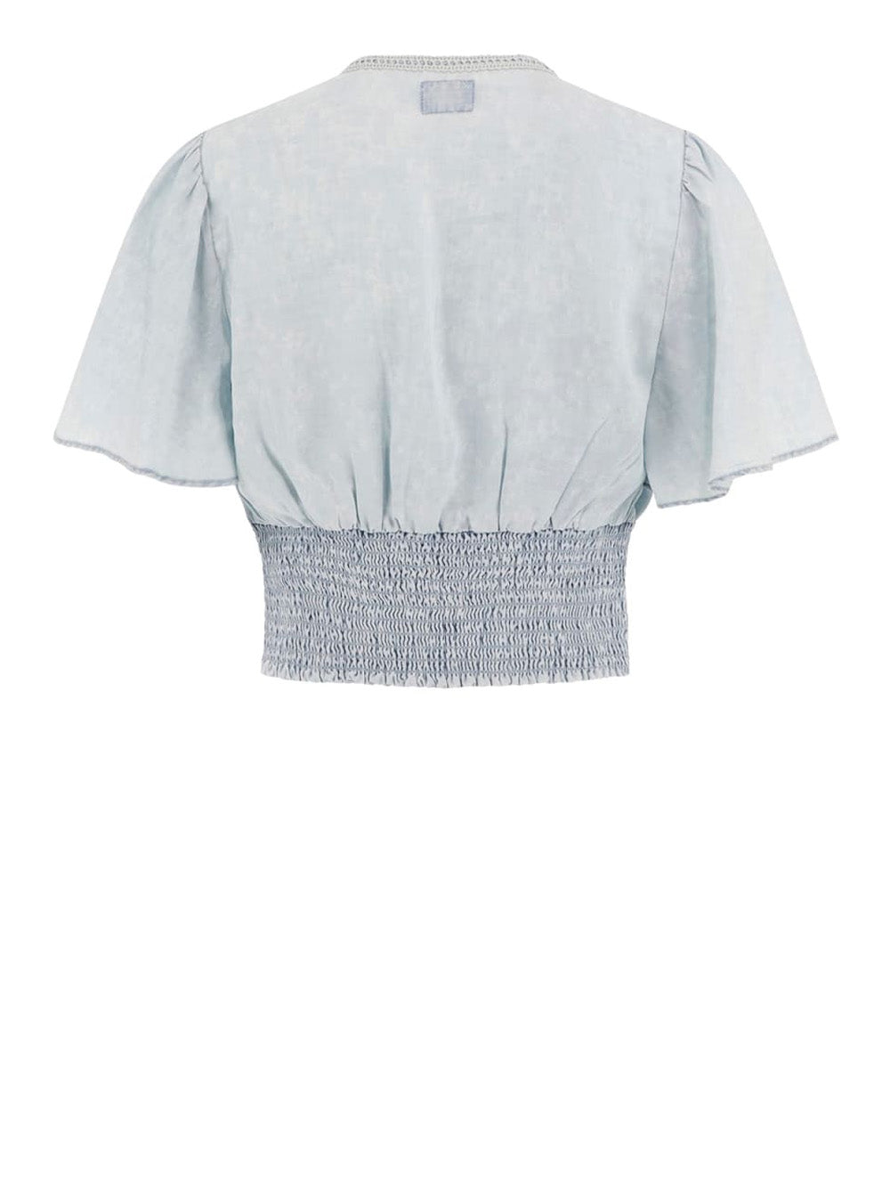 Camicia Guess Luiza Crop da Donna - Denim