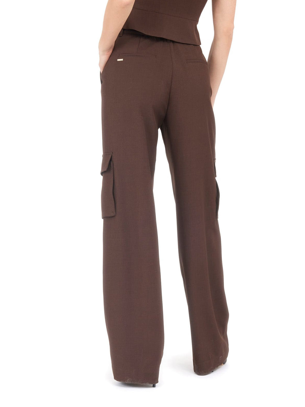 Pantalone Cargo Guess Matea Perfect da Donna - Marrone